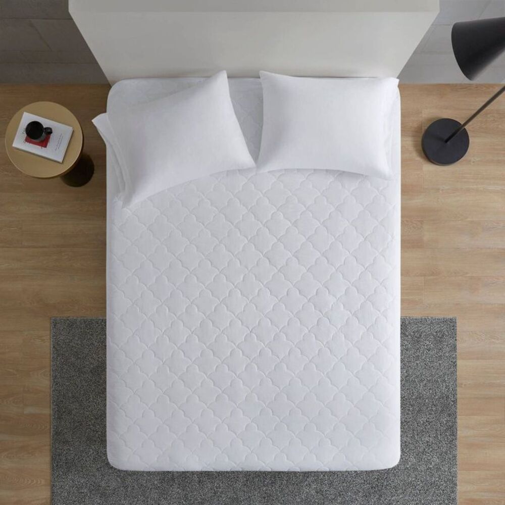 Sleep Philosophy - Twin All Natural Cotton Percale Quilted Mattress P White